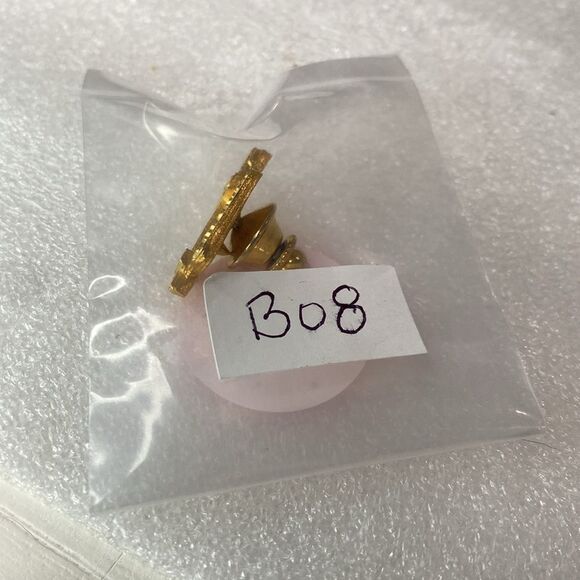 Vintage Brooklyn Bridge Gold Tone Brooch Pin Lapel Hat Pin - Picture 4 of 4